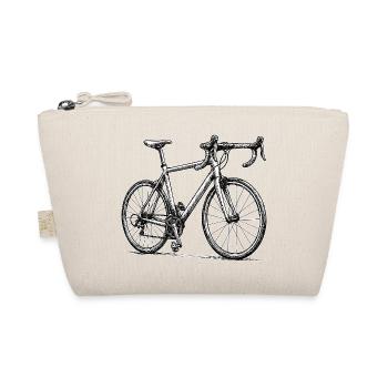Clean, minimalist road bike. Let ́s Ride - Organic Pouch - nature - Front