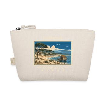 Portugal Comporta Vintage Reisemarke - Bio-Täschchen - Natur - Vorne