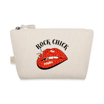 Leopard Lip Pop Art - Organic Pouch - nature - Front