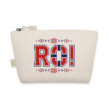 RO! Norvège 2026 Broderie - Trousse biologique - nature - Devant