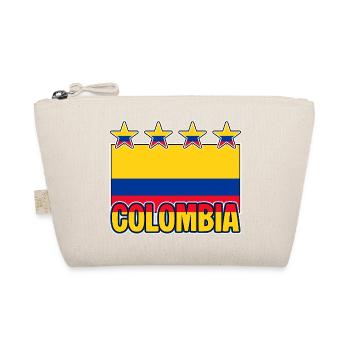 Colombian Flag Colombia Funny - Organic Pouch - nature - Front