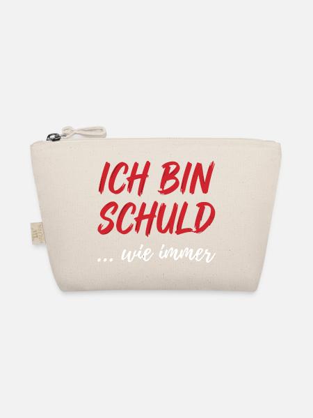 Ich bin schuld wie immer - Bio-Täschchen - Natur