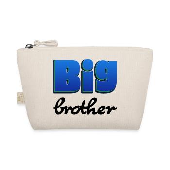 Schriftzug Big Brother für den großen Bruder - Bio-Täschchen - Natur - Vorne