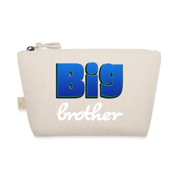 Big Brother lettering for big brother - Organic Pouch - nature - Front