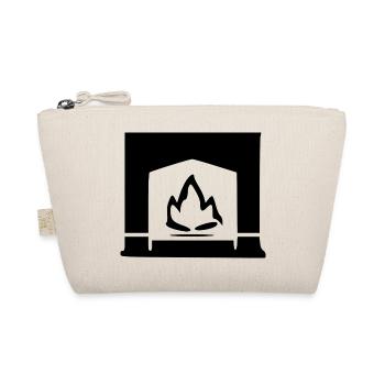 Fireplace Fire Gift - Organic Pouch - nature - Front
