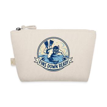 FINS DOWN READY - Bio-Täschchen - Natur - Vorne