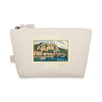 Belgien Dinant Vintage Reisemarke - Bio-Täschchen - Natur - Vorne