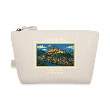 Luxemburg Vianden Vintage Reisemarke - Bio-Täschchen - Natur - Vorne