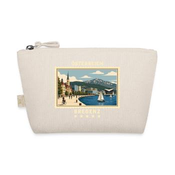 Österreich Bregenz Vintage Reisemarke - Bio-Täschchen - Natur - Vorne
