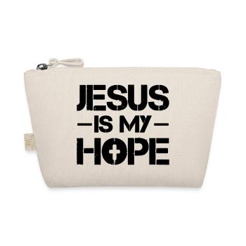 Jesus is my Hope - Organic Pouch - nature - Front