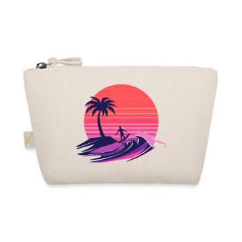 Sunset Wave Rider - Organic Pouch - nature - Front