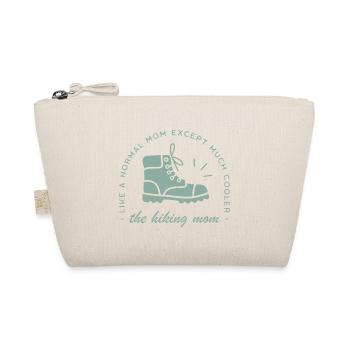 Hiking mother hiker mom aesthetic - Organic Pouch - nature - Front