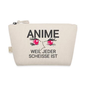 Anime Quote - Organic Pouch - nature - Front