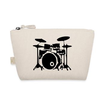 Drum Drummer Gift Drummer - Organic Pouch - nature - Front