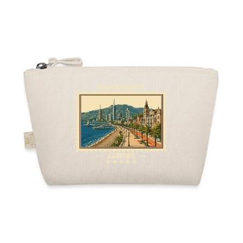 Georgien Batumi Vintage Reisemarke - Bio-Täschchen - Natur - Vorne