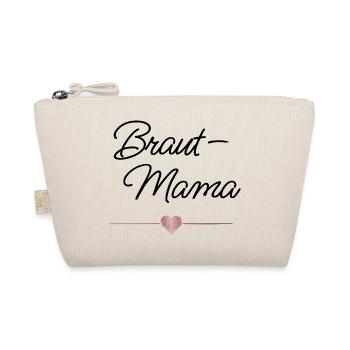 Braut Mama Herz Hochzeit Geschenk - Bio-Täschchen - Natur - Vorne