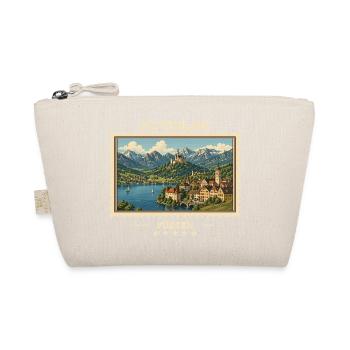 Deutschland Füssen Vintage Reisemarke - Bio-Täschchen - Natur - Vorne