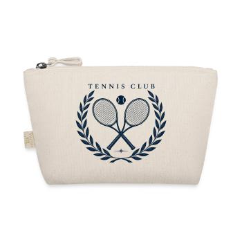 Vintage Tennis Club -Retro Country Club Aesthetic- - Organic Pouch - nature - Front