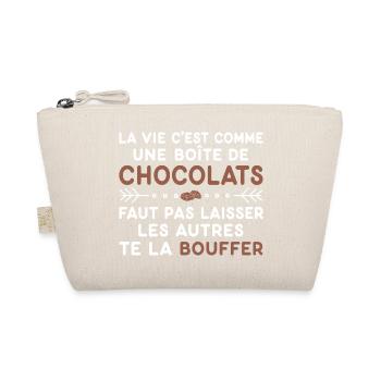 Chocolats Cadeau humour personnalisé - Trousse biologique - nature - Devant