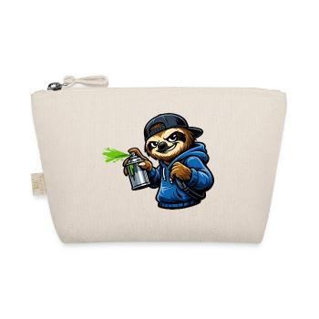 Cool sloth spraying graffiti - Organic Pouch - nature - Front