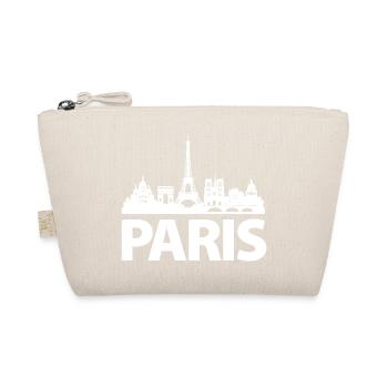 PARIS Skyline white - Organic Pouch - nature - Front
