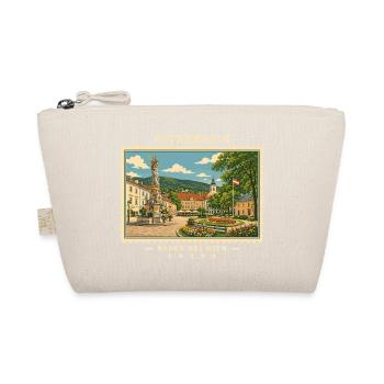 Österreich Baden bei Wien Vintage Reisemarke - Bio-Täschchen - Natur - Vorne
