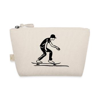 Skateboarder - Bio-Täschchen - Natur - Vorne