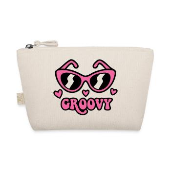 Groovy Sonnenbrille Logo - Bio-Täschchen - Natur - Vorne