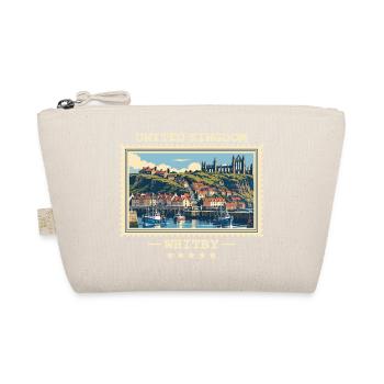 Großbritannien Whitby Vintage Reisemarke - Bio-Täschchen - Natur - Vorne