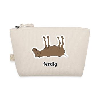 ferdig – ferd Meme - Bio-Täschchen - Natur - Vorne