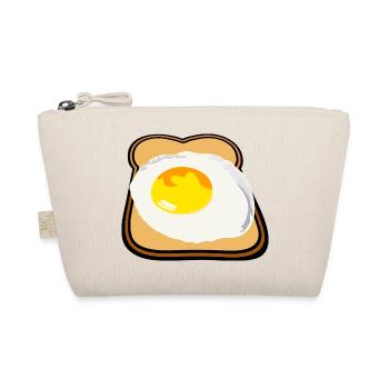 Toast mit Spiegelei lecker Frühstück - Bio-Täschchen - Natur - Vorne
