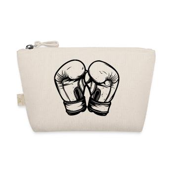 Kickboxing Handschuhe Skizze - Bio-Täschchen - Natur - Vorne