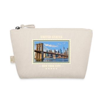 Vereinigte Staaten New York City Vintage Marke - Bio-Täschchen - Natur - Vorne