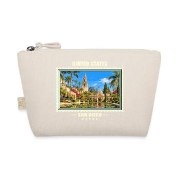 Vereinigte Staaten San Diego Vintage Reisemarke - Bio-Täschchen - Natur - Vorne