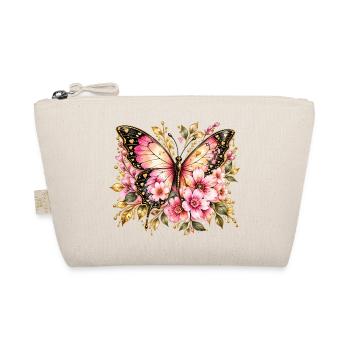 Flügeltraum Schmetterling Blüten - Bio-Täschchen - Natur - Vorne