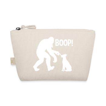 Funny Bigfoot Yeti Boop The Snoot Dog Humor - Bio-Täschchen - Natur - Vorne