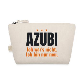 Azubi – Ich war's nicht. Ich bin nur neu - Bio-Täschchen - Natur - Vorne