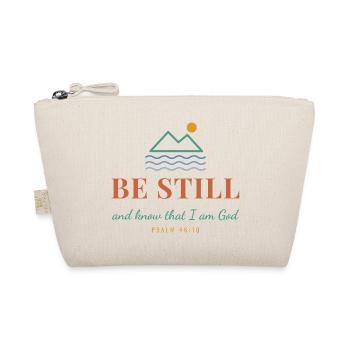 Be Still And Know That I Am God – Psalm 46:10 - Bio-Täschchen - Natur - Vorne
