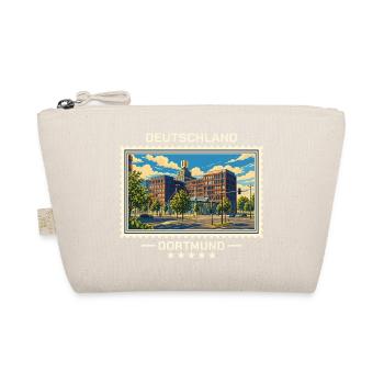 Deutschland Dortmund Vintage Reisemarke - Bio-Täschchen - Natur - Vorne