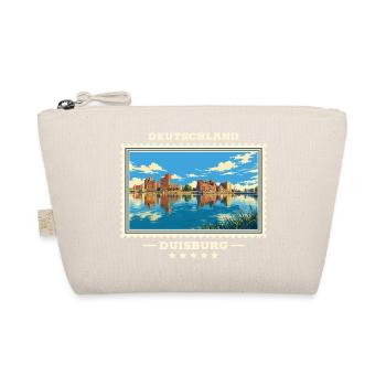 Deutschland Duisburg Vintage Reisemarke - Bio-Täschchen - Natur - Vorne