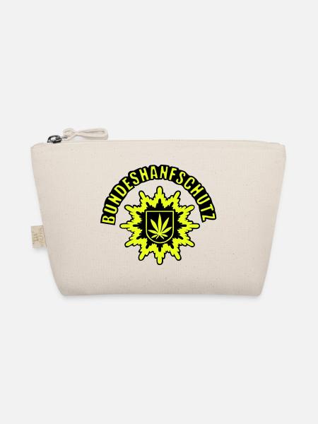 Federal Hemp protection, simplistic, with - Organic Pouch - nature - Front