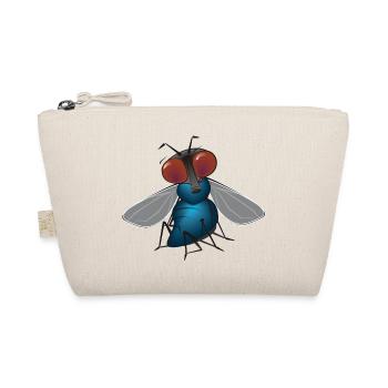 fliege - Bio-Täschchen - Natur - Vorne