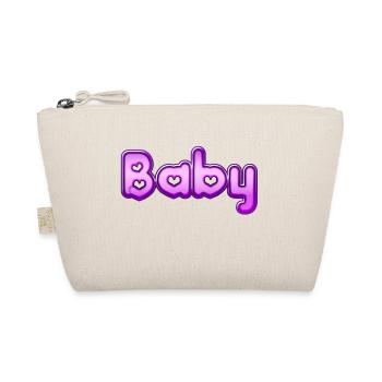 Text Baby - Bio-Täschchen - Natur - Vorne