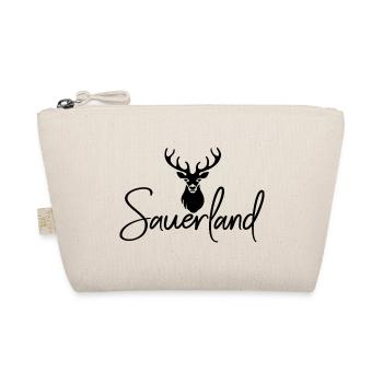Sauerland mit Hirsch - Bio-Täschchen - Natur - Vorne