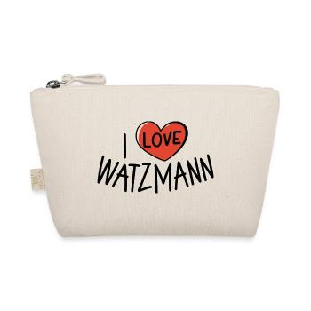 Watzmann Souvenirs Freedom Experiences Heart Love - Organic Pouch - nature - Front
