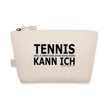 Tennis kann ich - Bio-Täschchen - Natur - Vorne