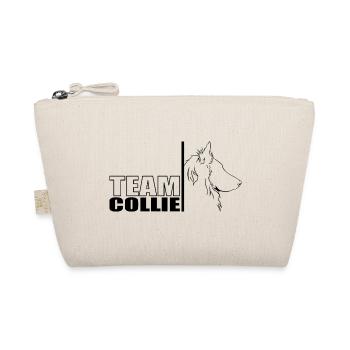 TEAM Collie Langhaar Hunde Hund Wilsigns - Bio-Täschchen - Natur - Vorne