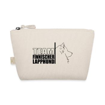 TEAM Finnischer Lapphund Hunde Hund Wilsigns - Bio-Täschchen - Natur - Vorne