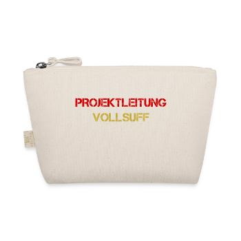 Projektleitung Vollsuff Partnerlook Gruppen Outfit - Bio-Täschchen - Natur - Vorne