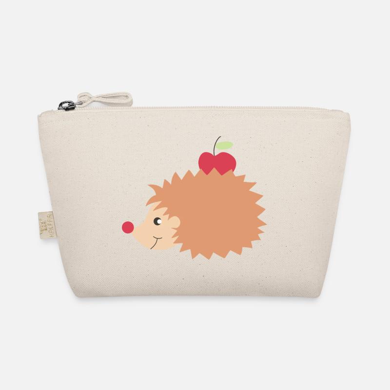 Igel mit Apfel Bio-Täschchen